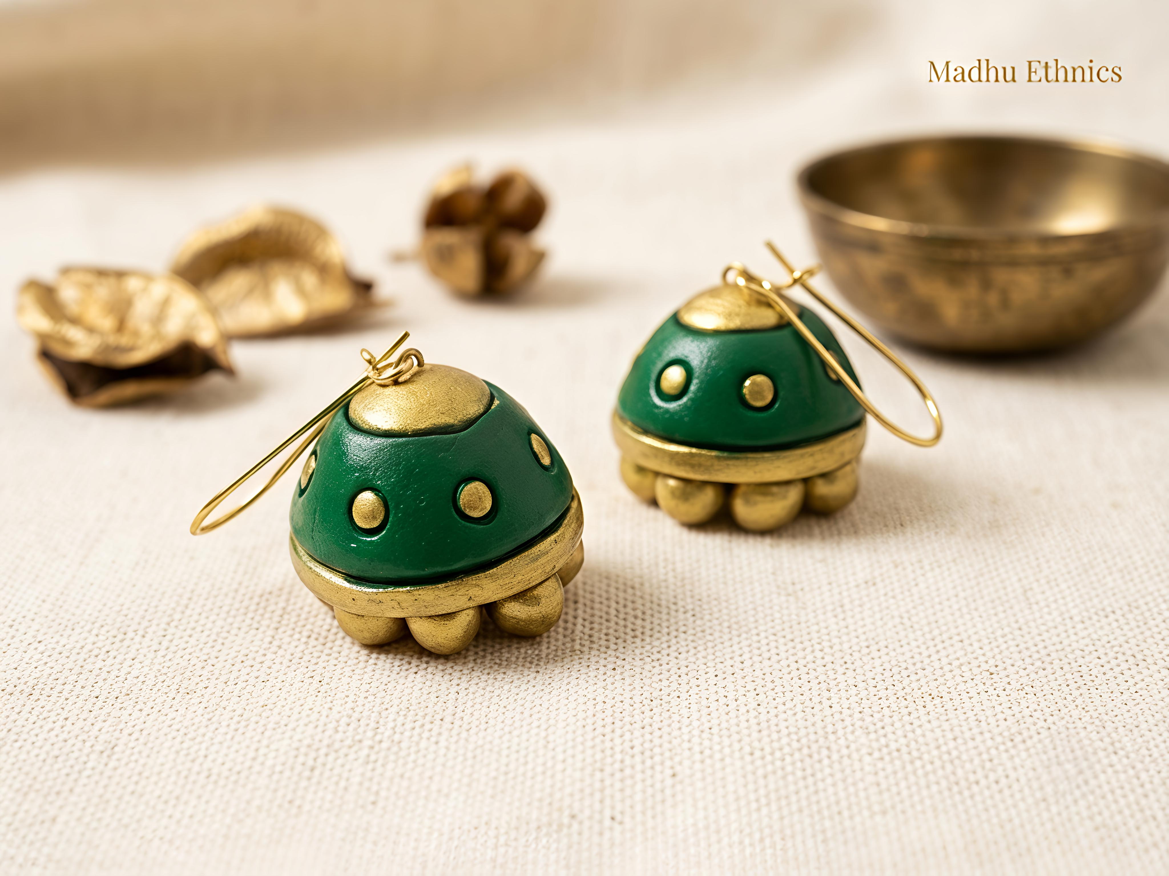 Terracotta Jhumka  _small