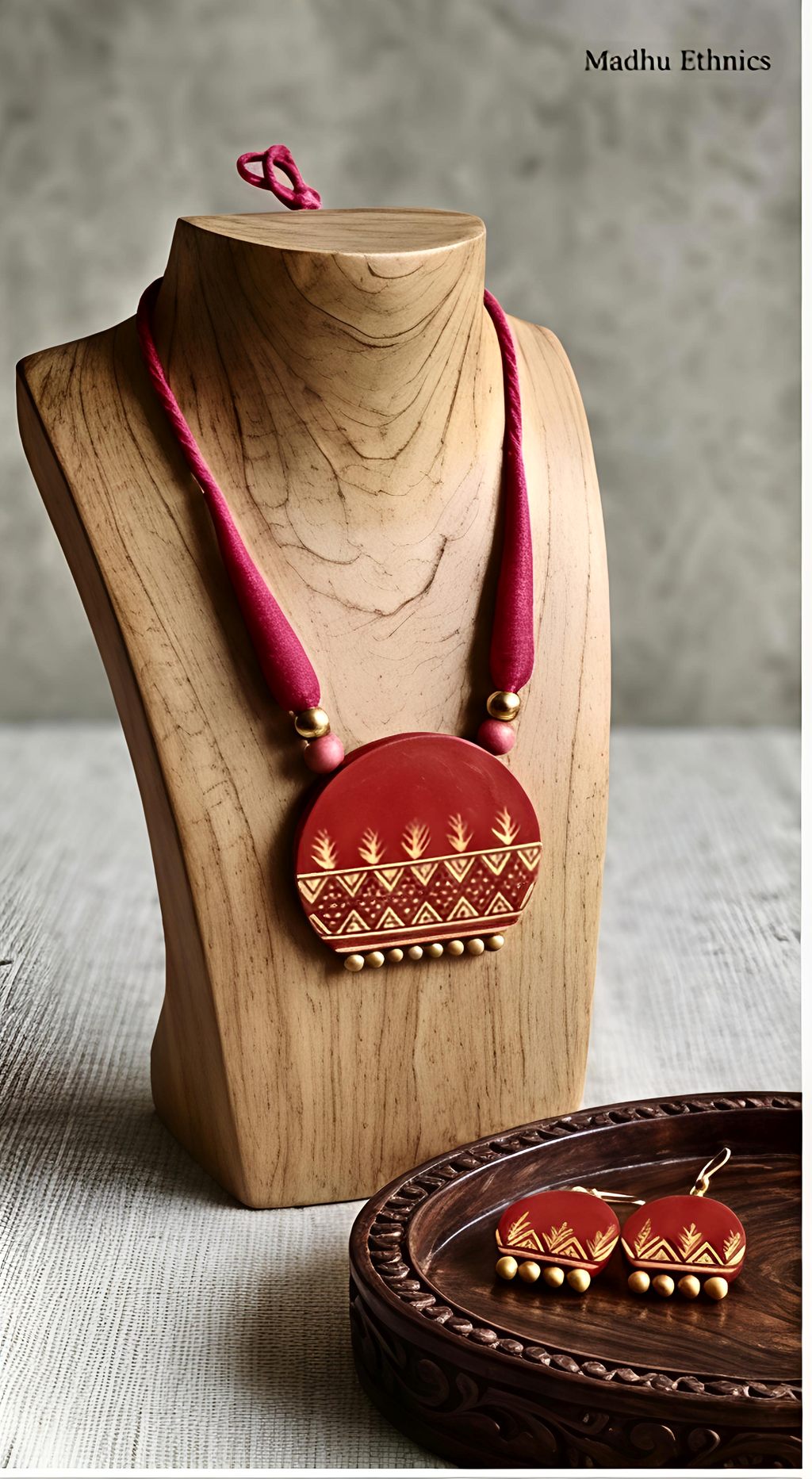 Balarka 1 Terracotta jewellery set