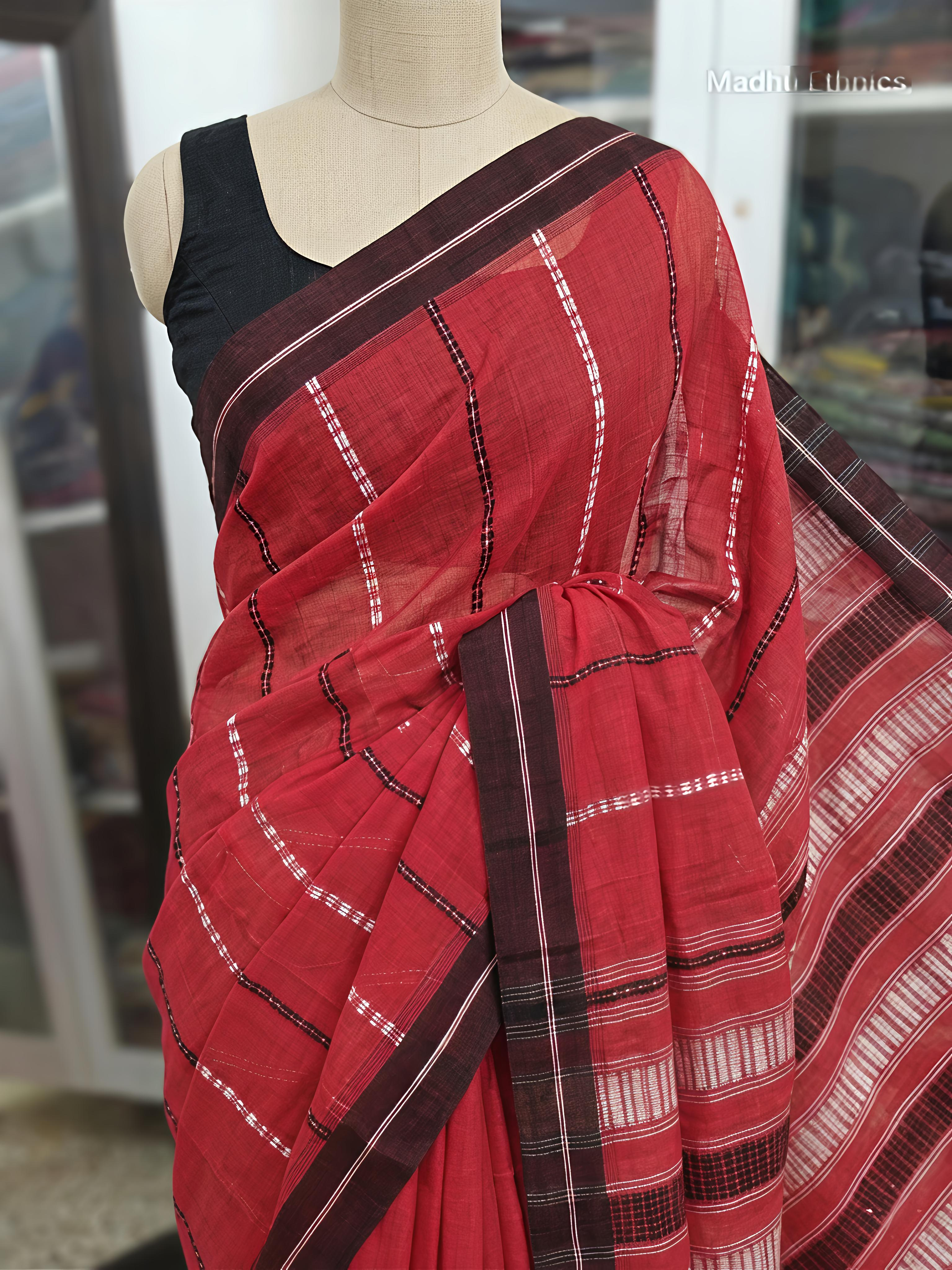 Handloom Begumpur cotton saree
