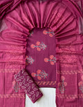 Block printed cotton salwar with cotton dupatta