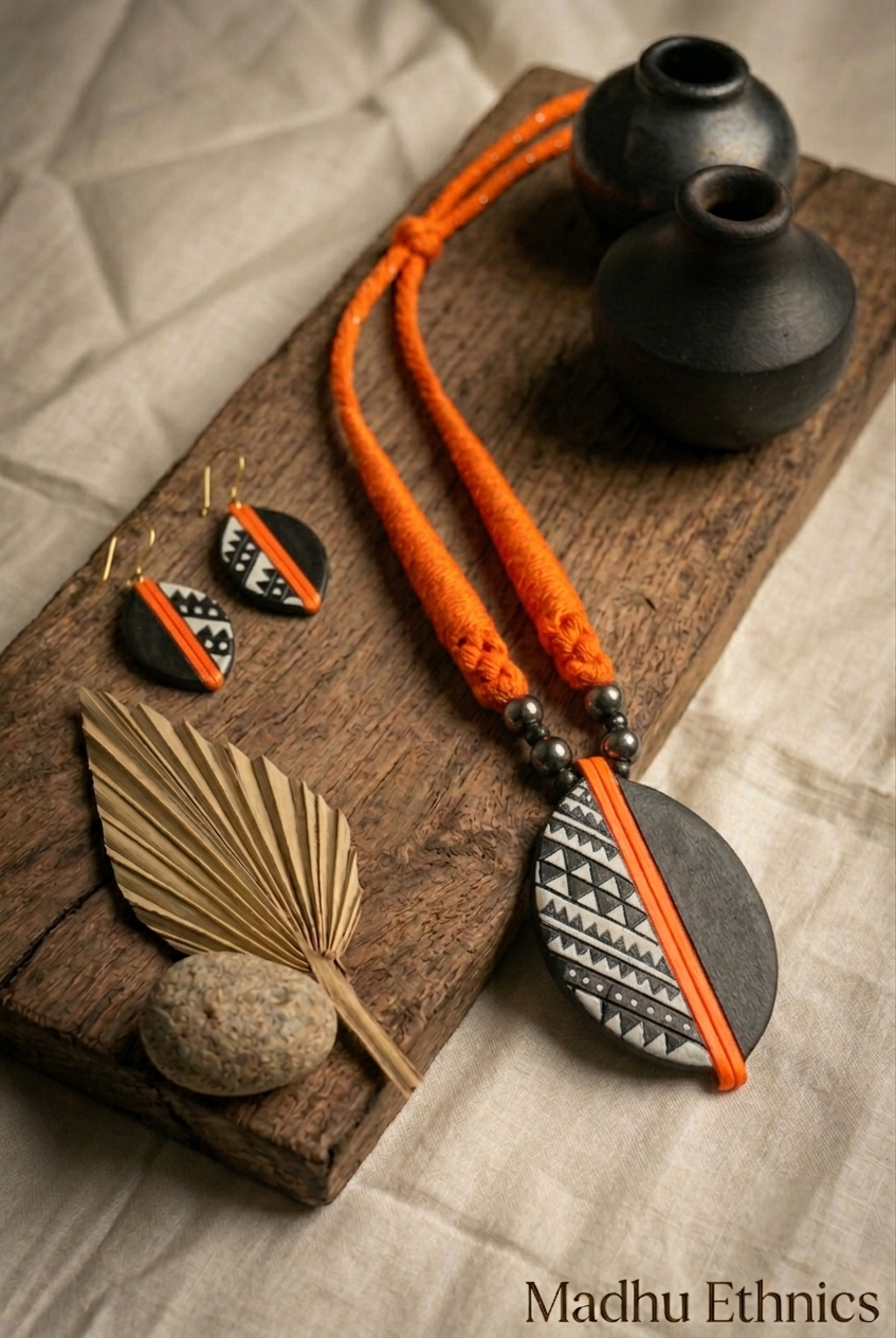 Patra Terracotta jewellery set
