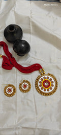 Surya Terracotta jewellery set