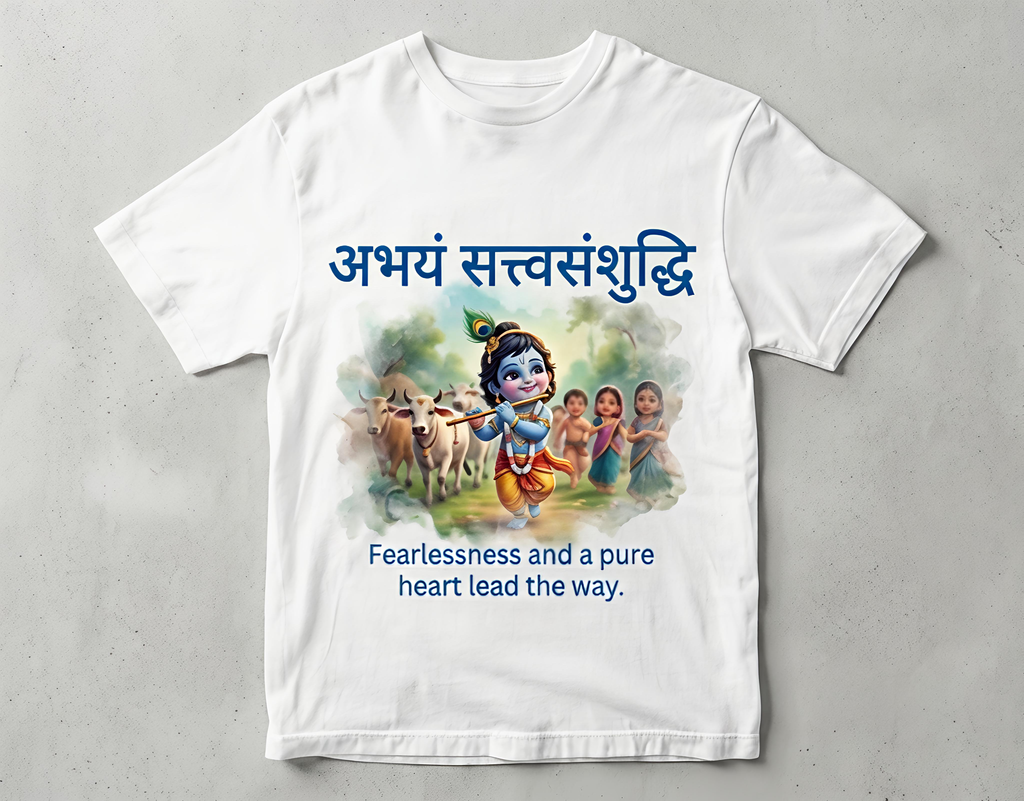 Be fearless_Krishna Janmashtami special tshirts for kids