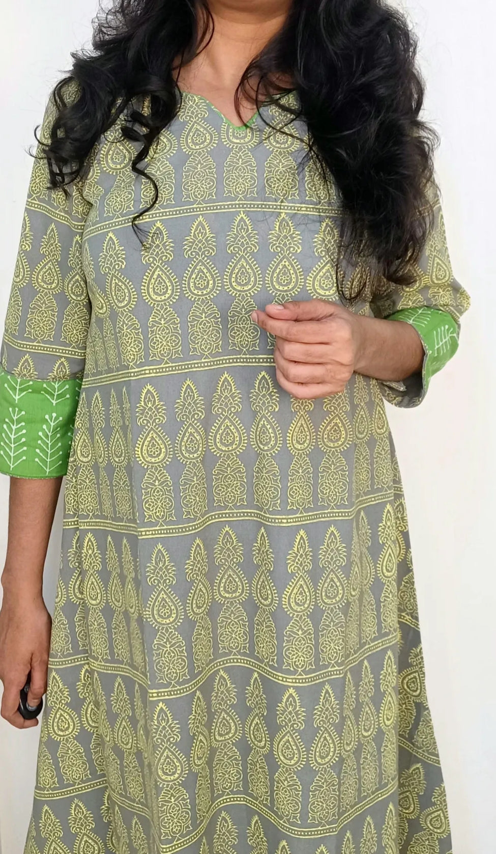 Desi block printed kurti