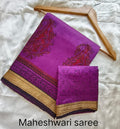 Maheshwari silk cotton saree