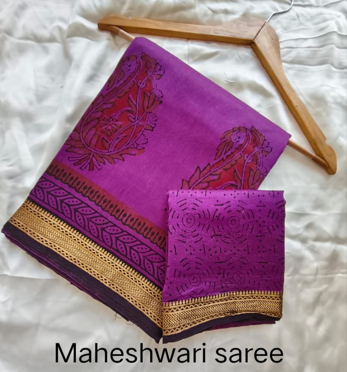 Maheshwari silk cotton saree