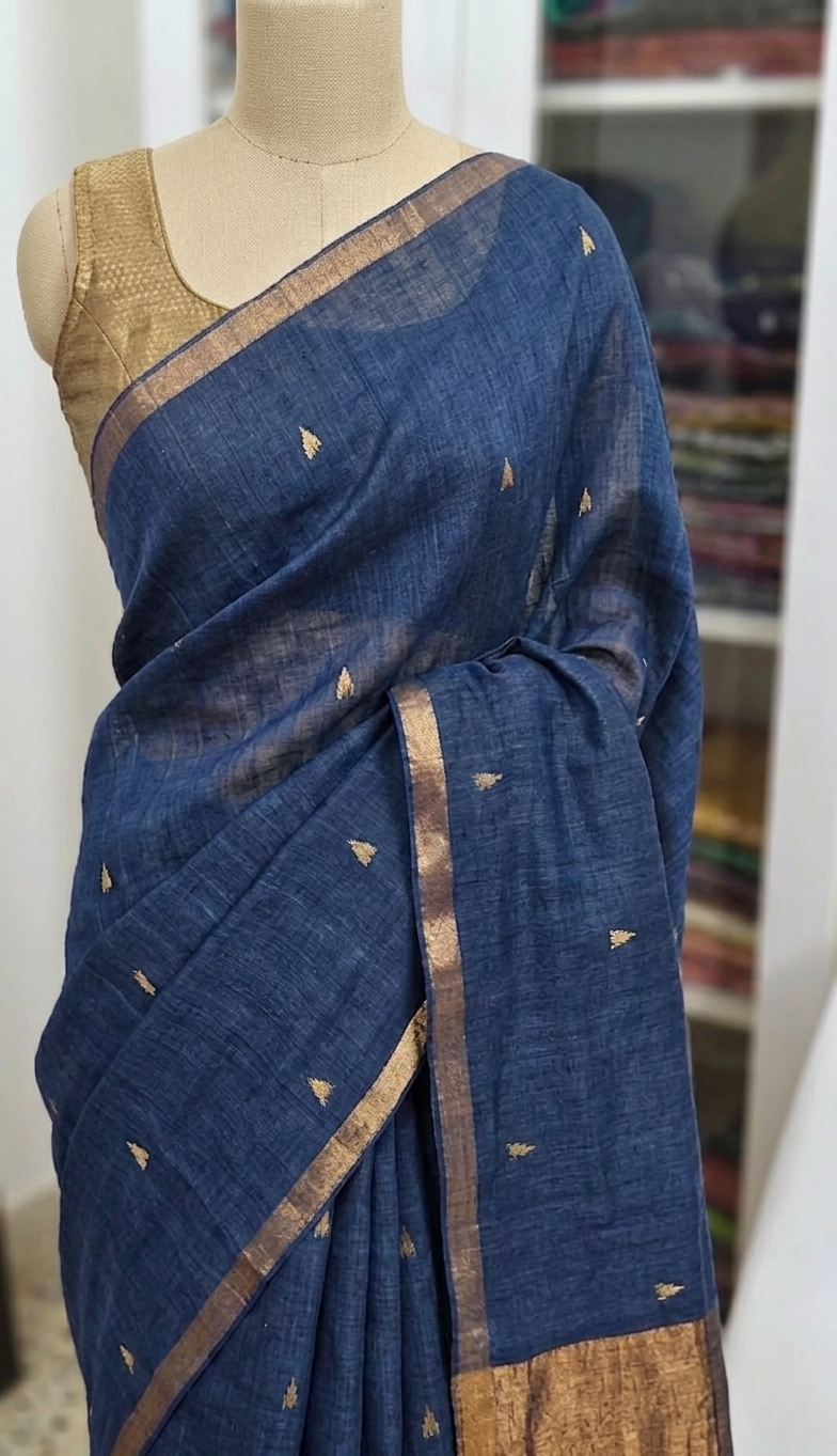 Bengal Handlooms: Cotton silk jamdani