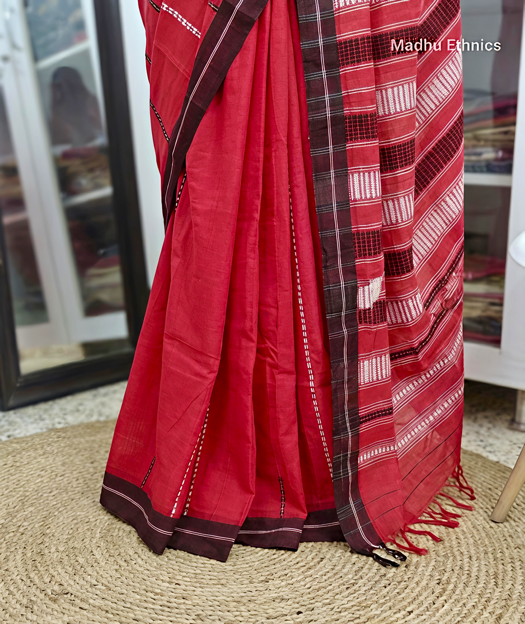 Handloom Begumpur cotton saree