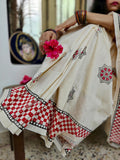 Surabhi: hand painted saree