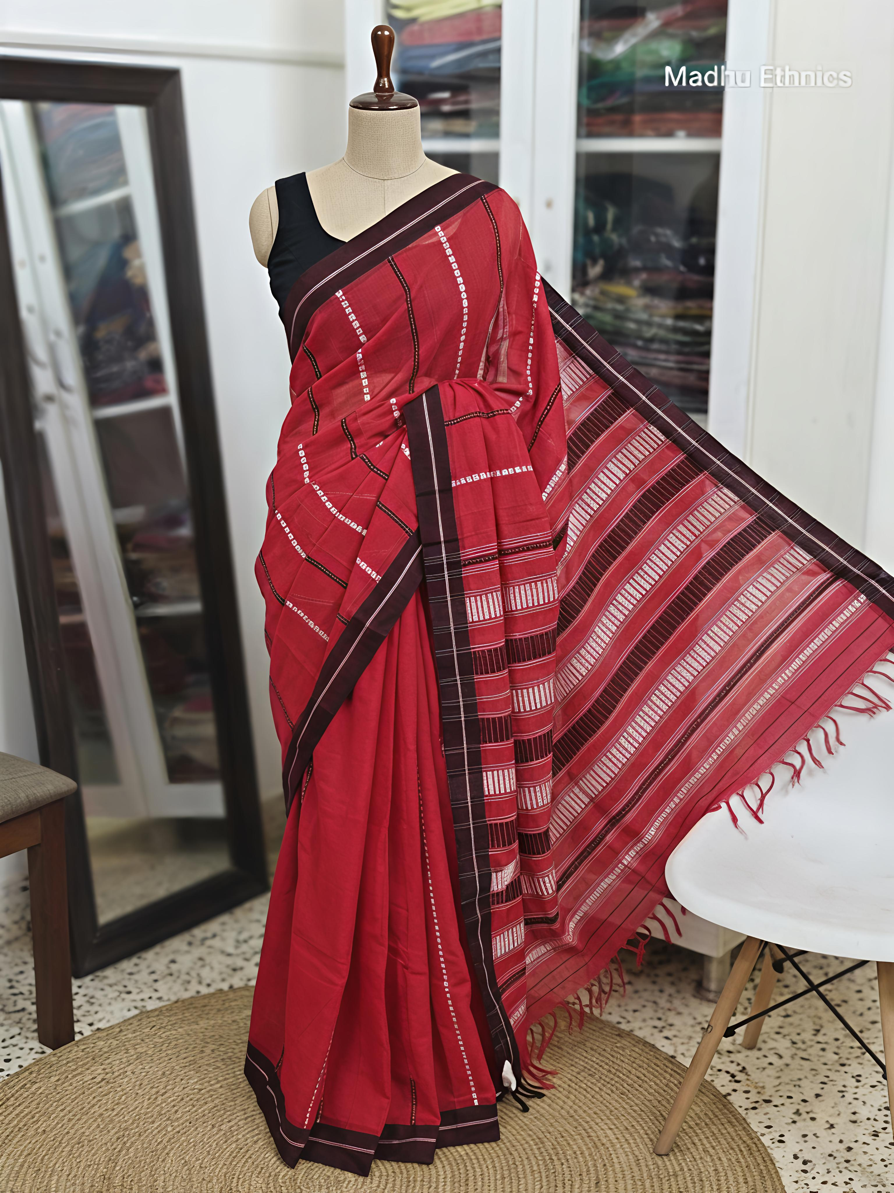 Handloom Begumpur cotton saree