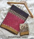 Maheshwari silk cotton saree