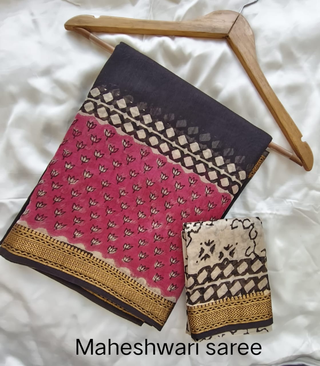Maheshwari silk cotton saree