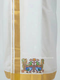 Hand-painted veshti