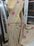 Tissue linen Jamdani saree