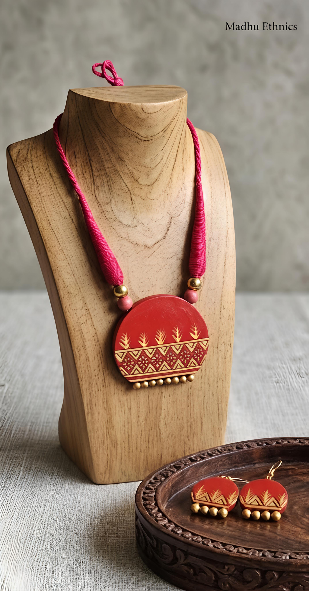 Balarka 1 Terracotta jewellery set