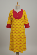 Block printed kurti