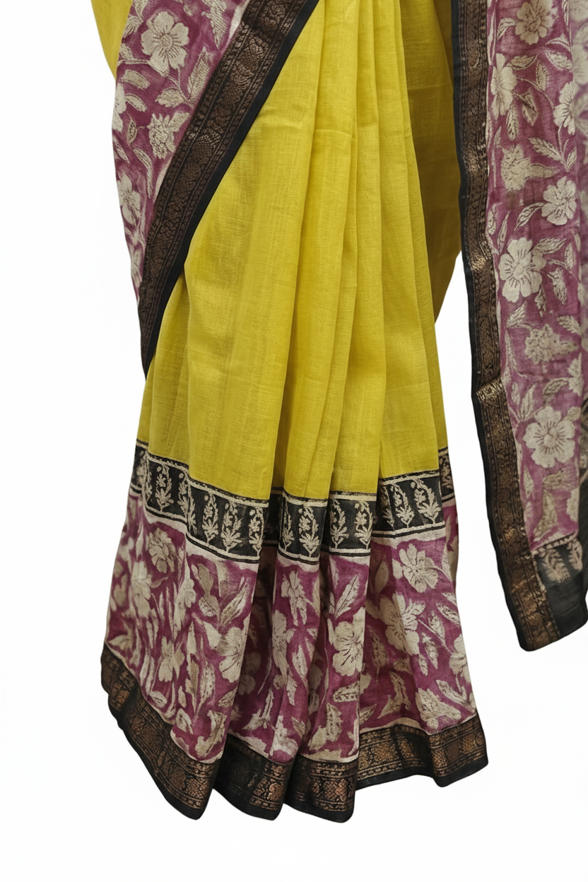 Maheshwari silk cotton saree