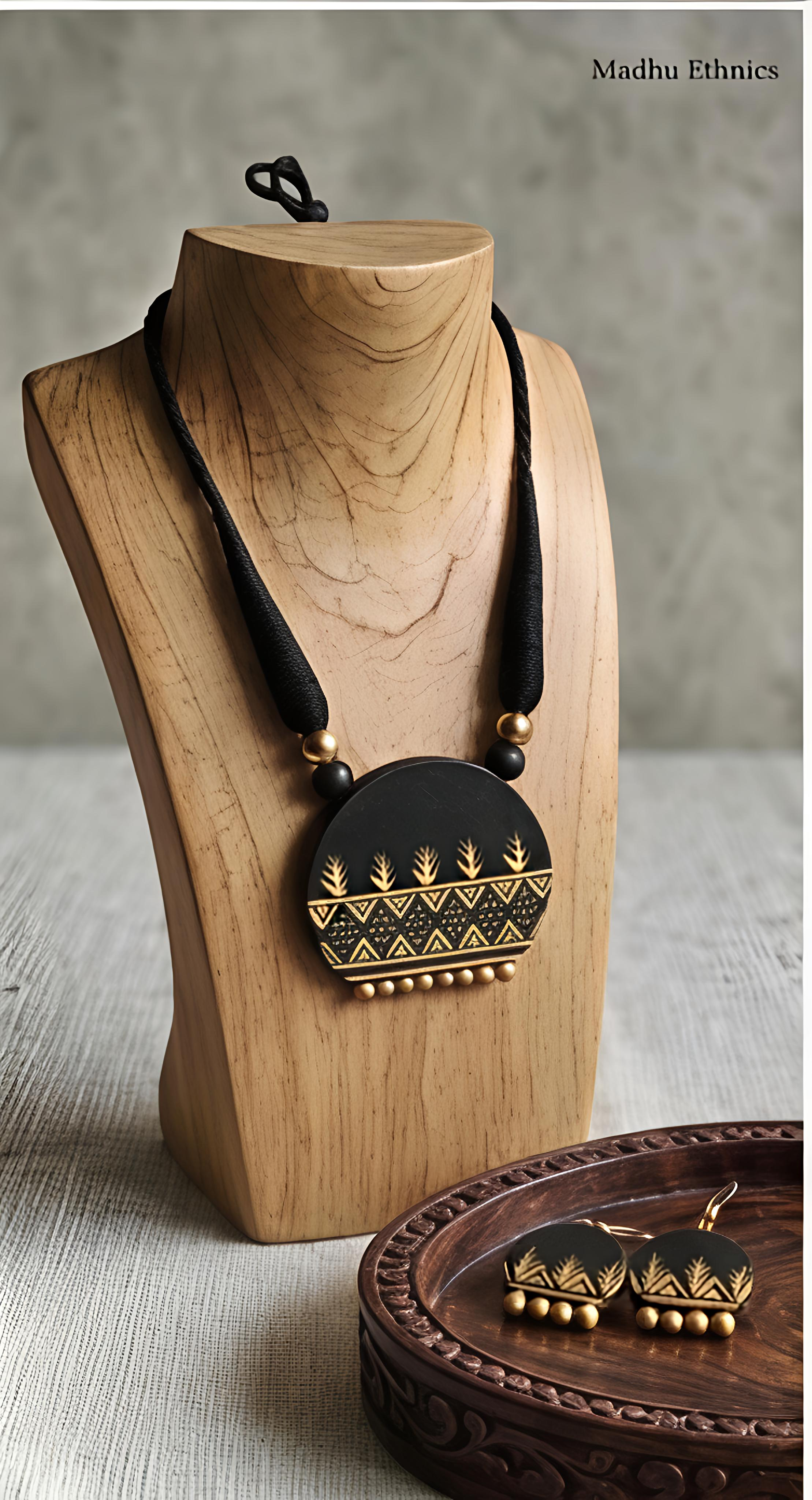 Balarka 1 Terracotta jewellery set