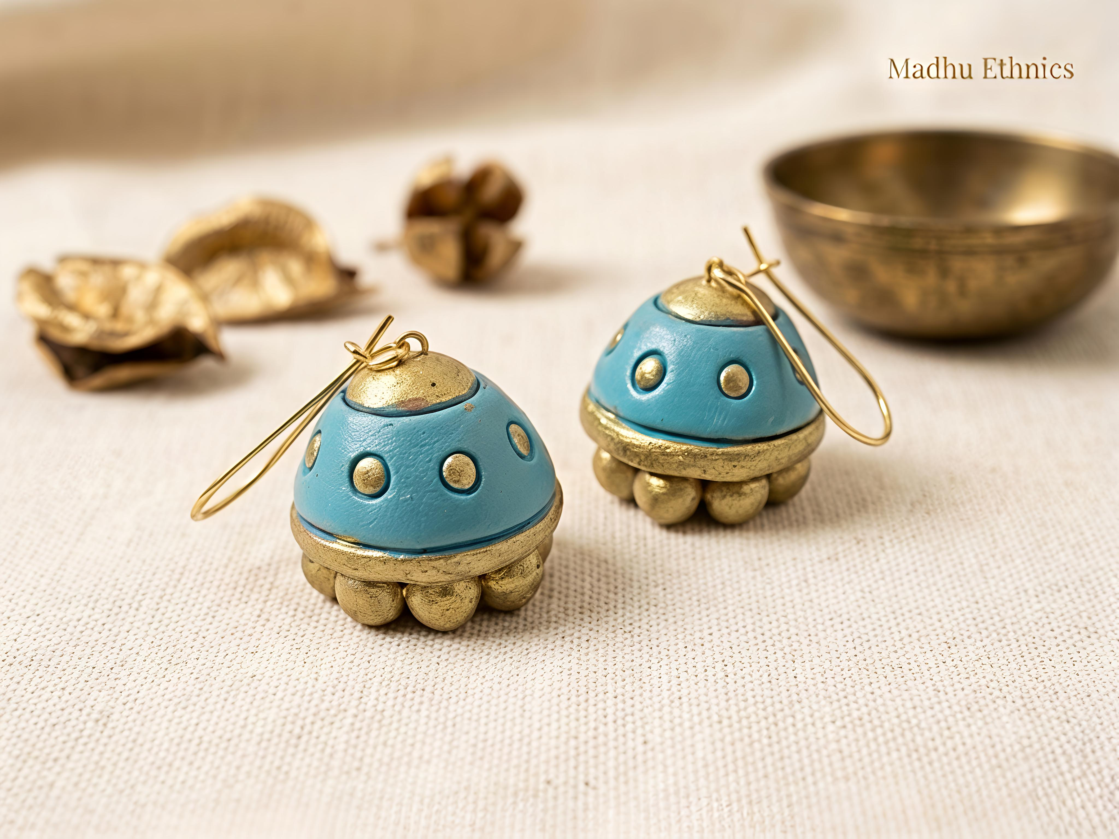 Terracotta Jhumka  _small