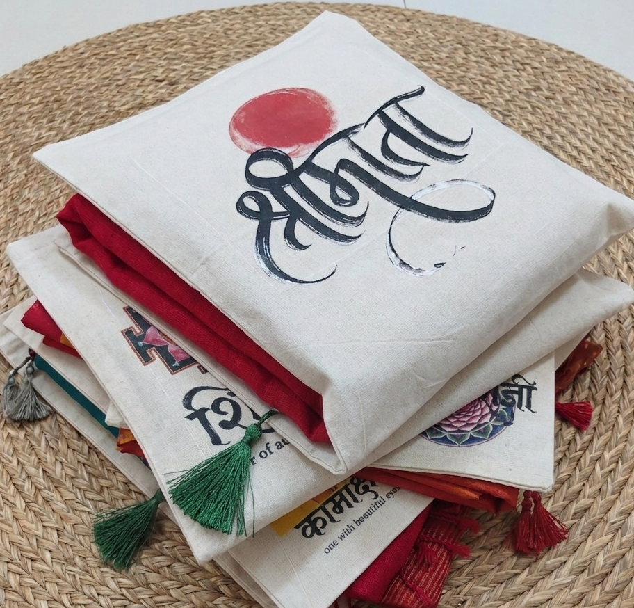 Saree bags with blouse pouch. (Pack of 9)