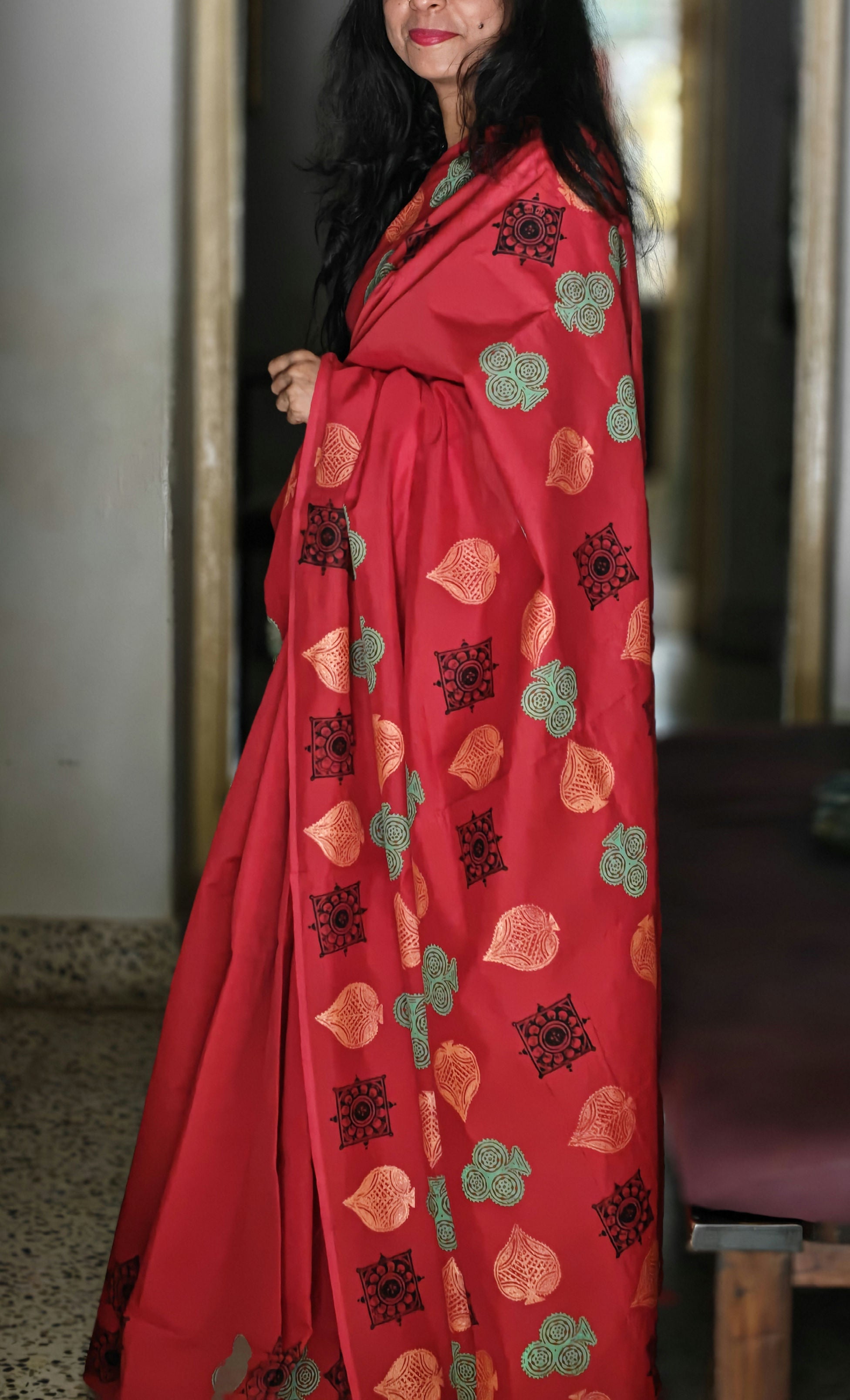 Shakthi: Printed tales on fabric